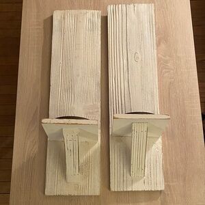 Rustic Cream Wall Sconces